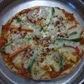 Nilam Lakhani's cooksnap of when they made ફાર્મહાઉસ પીઝા (Farmhouse pizza recipe in Gujarati).