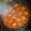 El cooksnap de cocina cuando hizo Albóndigas en salsa con tomate y vino en Olla Gm G / Normal o fuego lento.