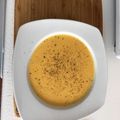 El cooksnap de Carlos Martin Chuecos cuando hizo Crema de calabaza con virutas de jamón.