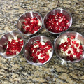El cooksnap de Inma Carmona Bustillo cuando hizo Vasitos de mascarpone y granada.