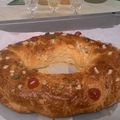 El cooksnap de Fruma cuando hizo Roscón de reyes con masa madre y relleno de mazapán.