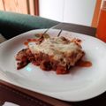 El cooksnap de cecilia cuando hizo Lasaña de berenjena🍆🍆..