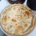 El cooksnap de Mahylen Samudio cuando hizo Pascualina de Jamón y Queso.