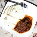 Khadija Abdullahi's cooksnap of when they made White yam and stew.