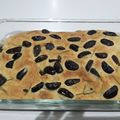 El cooksnap de Teresita Felíz cuando hizo Pan Focaccia con Romero y Aceitunas.