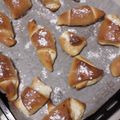 Lászlóné Zsitva Cooksnap-ja, amikor elkészítette a(z) Túrós kifli receptet.