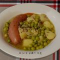 Cooksnap από Χατζάκης Σωκράτης στη συνταγή Μπιζελόσουπα Φρανκφούρτης με λουκάνικα