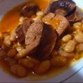 El cooksnap de Pao Velazquez Safuan cuando hizo Guiso de poroto con chorizos.