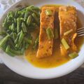 El cooksnap de JUAN JOSE SANCHEZ MORENO cuando hizo Suprema de salmón en salsa de cítricos y soja.