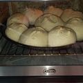 El cooksnap de Mónica Santa Cruz cuando hizo Pan Casero, bien livianito!!.