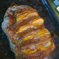 El cooksnap de Ohanana Gómez cuando hizo Lomo de cerdo asado con manzanas.