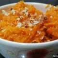 Adarsha Mangave 's cooksnap of when they made Carrot Halwa (Gajar Ka Halwa).