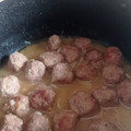 El cooksnap de Maricarmen Campanario rey cuando hizo Albóndigas con salsa.