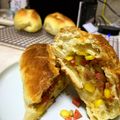 Smile Lai 的 玉米火腿起司軟法麵包 cooksnap