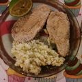 El cooksnap de Virginia Sabbadin cuando hizo Milanesas de berenjenas.