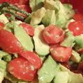 Angela's cooksnap of when they made The Health Salad - Avocado & Tri Color Cherry Tomato Salad.