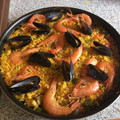 El cooksnap de Fernando Nubla cuando hizo Paella de marisco para principiantes.