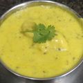 Poonam Gupta's cooksnap of when they made Punjabi style kadhi.