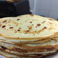 El cooksnap de Eugenia Garcia cuando hizo Panqueques.