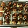 buck811's cooksnap of when they made Bacon wrapped cheese stuffed meatballs.