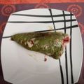 El cooksnap de Raquel cuando hizo Pimientos italianos rellenos de jamón y queso.