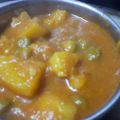 Jyoti rathi 's cooksnap of when they made Aloo matar ki sabji.