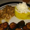 El cooksnap de Chef A.J cuando hizo Pollo con jengibre.
