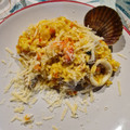 El cooksnap de Estefanía Belén Fernández cuando hizo Risotto de mariscos.