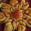 El cooksnap de postres cuando hizo Flor de hojaldre y Nutella.