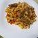 El cooksnap de Evelyna cuando hizo Guiso de fideo con carne.