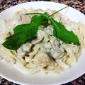 صورة من شروق أبو حمورchef.shoroq abu hammour 👩🏻‍🍳👑، شاركها بعد تجربة وصفة فوتشيني بالكريمه والبهارات الايطاليه 🍜