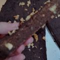 El cooksnap de Florencia Lione cuando hizo Brownies de lentejas.