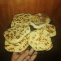 El cooksnap de Meel Robles cuando hizo Pan relleno sin levadura cocción en sartén.