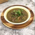 Cooksnap Fafa semasa beliau membuat Daging Masak Black Pepper.