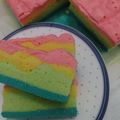 Cooksnap dari FETI APRIANTI untuk resep Steamed Rainbow Cake Ny. Liem