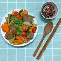 Cooksnap của ming ming khi họ làm theo món Nui xào thịt bò