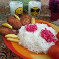 کوک اسنپ Fatema Musavi بعد از امتحان کردن کتلت یا شامی.