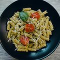 Mónika Gyurászné's cooksnap of when they made Pesto Nudeln.