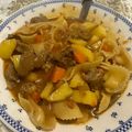 El cooksnap de Vero Strizinec cuando hizo Guiso con fideos Moñitos 😋.