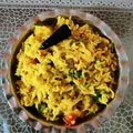 Disha Prashant Chavda's cooksnap of when they made વેજીટેબલ પુલાવ (Vegetable Pulao Recipe In Gujarati).