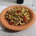El cooksnap de Matias Casas cuando hizo Garbanzos salteados con vegetales al horno.