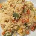 El cooksnap de Sachi cuando hizo Falso cuscus con vegetales y cheddar.
