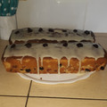 El cooksnap de maria cuando hizo Budín con pasas y frutas !!.