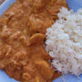 El cooksnap de Claire cuando hizo Pollo Tikka Masala.