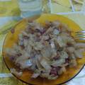 El cooksnap de Adela cuando hizo Col con beicon y jamón.