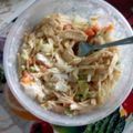 El cooksnap de Irma González cuando hizo Ensalada de pollo rápida.