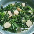 Cooksnap dari dinav untuk resep Sawi Hijau Ca Bawang Putih