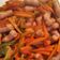 El cooksnap de mony cuando hizo Salchichas frescas de pollo con verduras y salsa de soja.