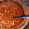 El cooksnap de Gabriela Ace cuando hizo Tinga de pollo.