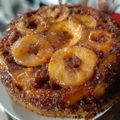 El cooksnap de Valeria Martínez cuando hizo Torta de manzana invertida.